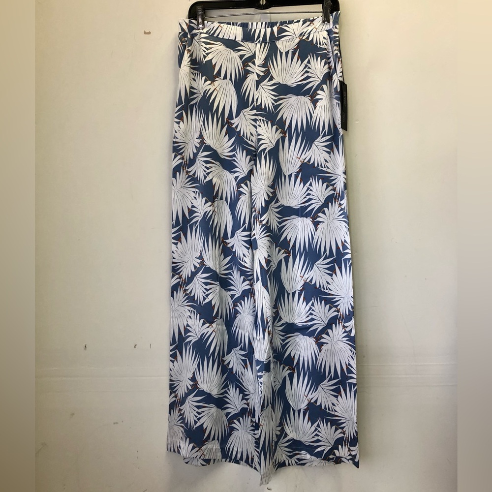 Rachel Zoe Silk Tropical Palm Print Pant